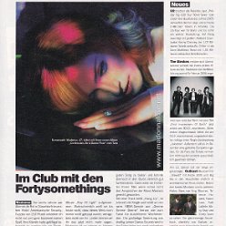 2005 - December - Wom magazine - Germany - Im club mit den fortysomethings