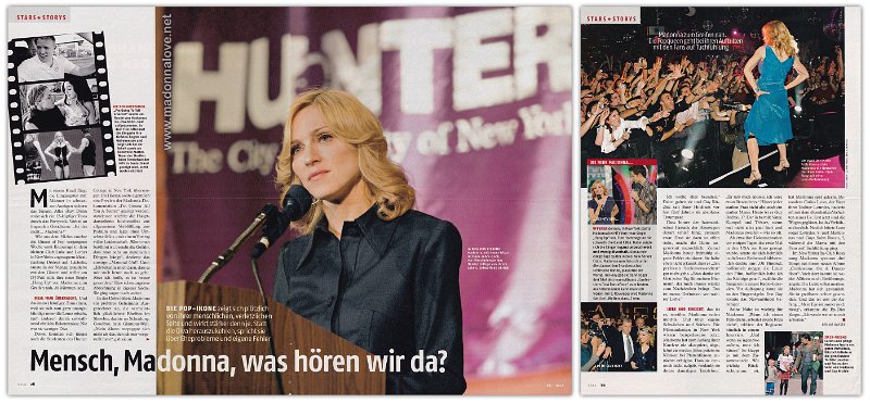 2005 - November - Gala - Germany - Mensch, Madonna, was horen wir da