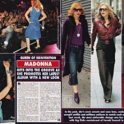 2005 - October - Hello - UK - Queen of reinvention Madonna gets into the groove as she promotes her latest album with a new look