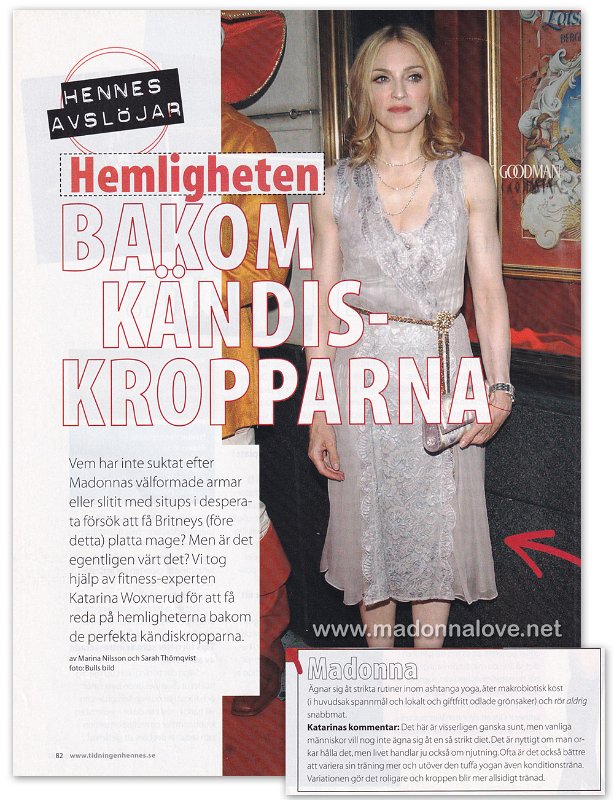 2005 - September - Hennes - Sweden - Hemligheten bakom kandis - kropparna