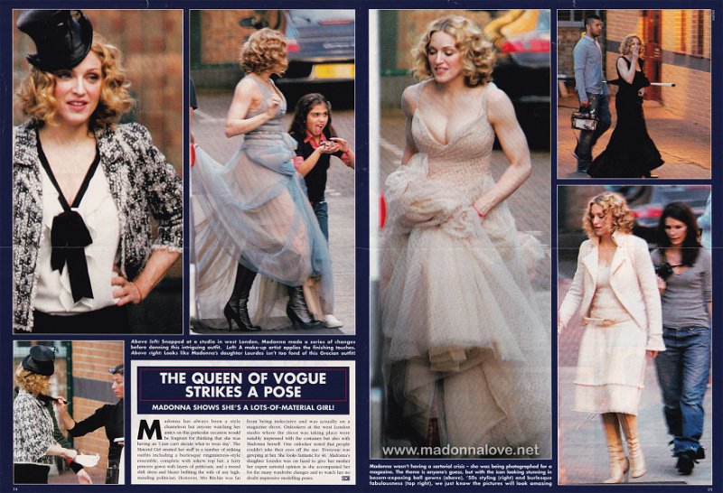 2005 - Unknown month - OK - UK - The queen of vogue strikes a pose