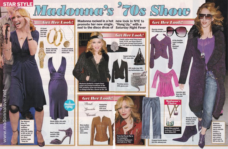 2005 - Unknown month - Star - USA - Madonna's 70's show