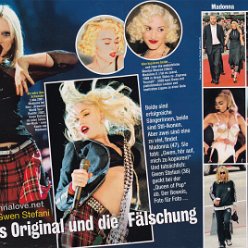 2005 - Unknown month - Neue Revue - Germany - Madonna & Gwen Stefani - Das original und die Falschung