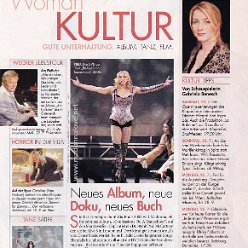 2005 - Unknown month - Woman - Germany - Neues album, neue doku, neues buch