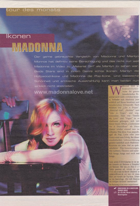 2006 - August - Musix - Germany - Ikonen Madonna