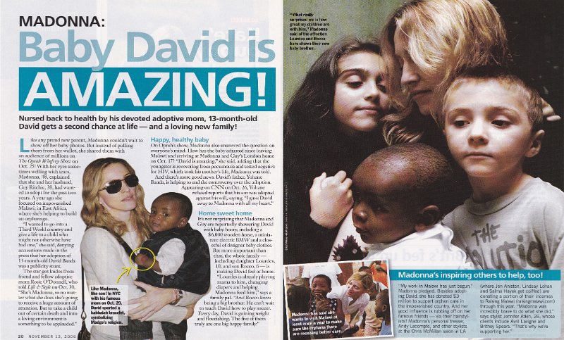 2006 - November - Life & Style - USA - Baby David is amazing