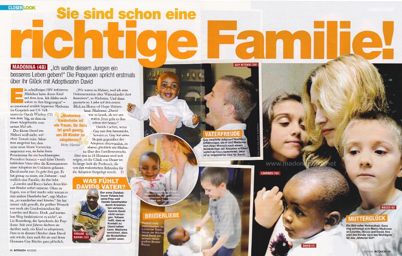 2006 - October-November - Intouch - Germany - Sie sind schon eine richtige familie!