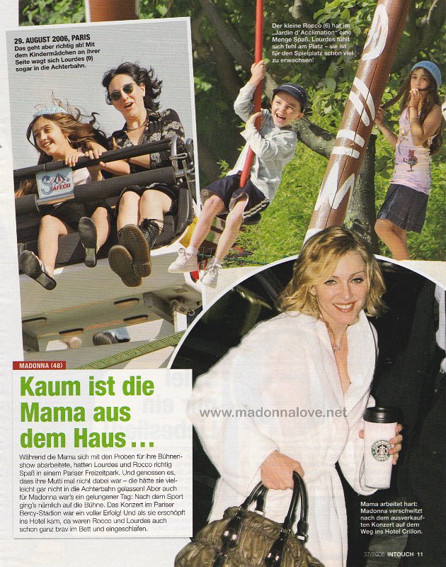 2006 - September - Intouch - Germany - Kaum ist die mama aus dem haus