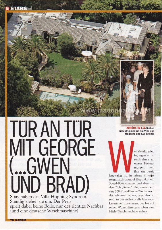2006 - Unknown month - Glamour - Germany - Tur an tur mit George