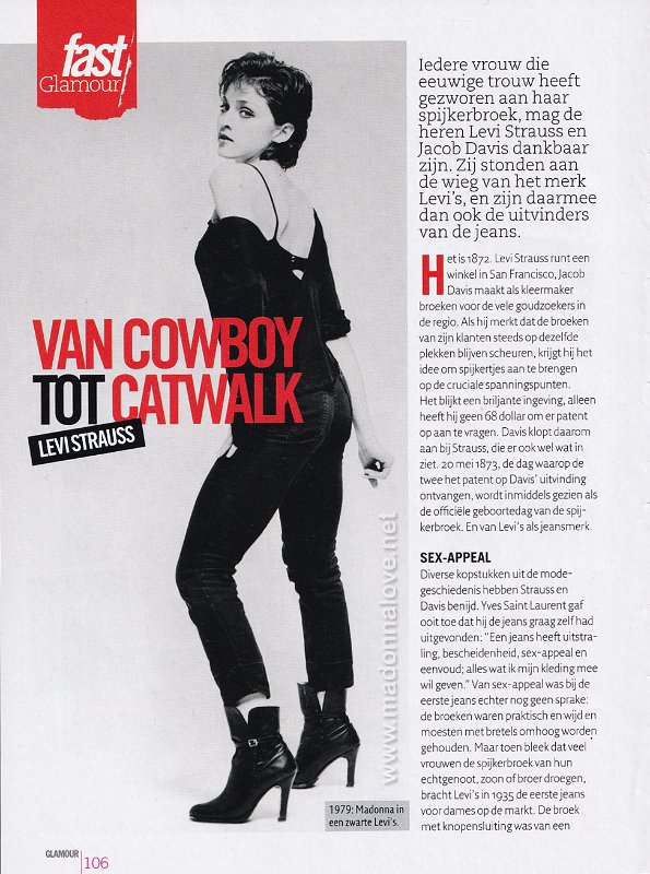 2006 - Unknown month - Glamour - Holland - Van cowboy tot catwalk