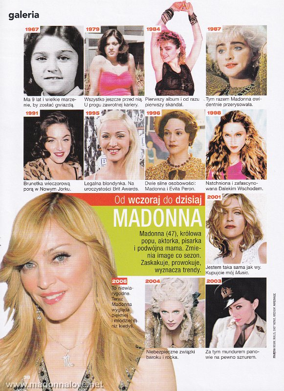 2006 - Unknown month - Glamour - Poland - Od wczoraj do dzisiaj Madonna