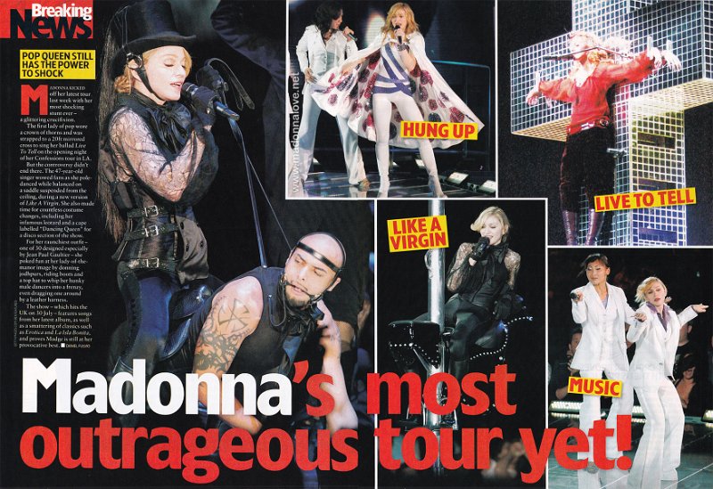 2006 - Unknown month - Heat - UK - Madonna's most outrageous tour yet!