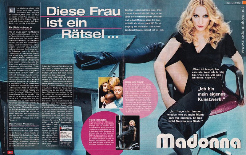 2007 - April - TV14 - Germany - Diese Frau ist ein Ratsel... Madonna