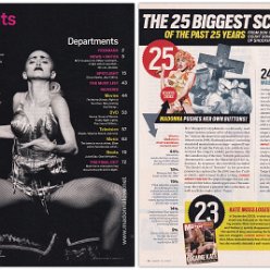 2007 - August - Entertainment weekly - USA - Madonna pushes her own buttons