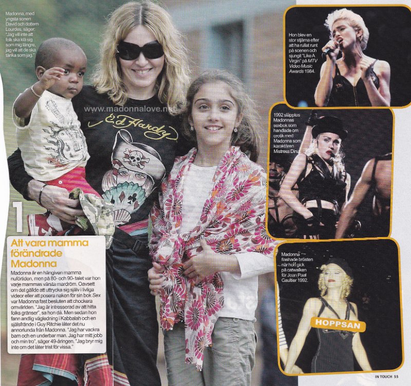 2007 - Unknown month - Intouch - Sweden - Att vara mamma forandrade Madonna