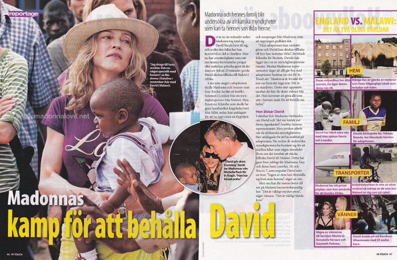 2007 - Unknown month - Intouch - Sweden - Madonnas kamp for att behalla David