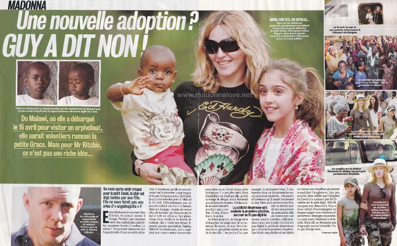 2007 - Unknown month - Voici - France - Une nouvelle adoption - Guy a dit non!