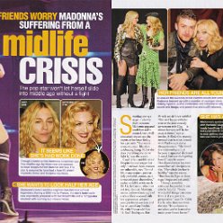 2008 - December - Intouch - USA - Friends worry Madonna's suffering from a midlife crisis
