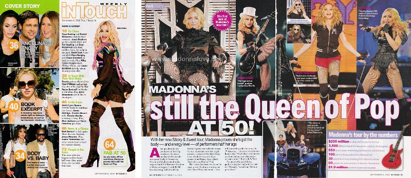 2008 - September - Intouch - USA - Madonna's still the queen of pop at 50!