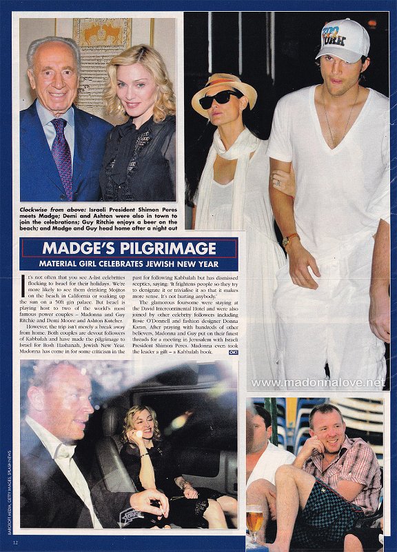 2008 - September - OK! - UK - Madge's pilgrimage