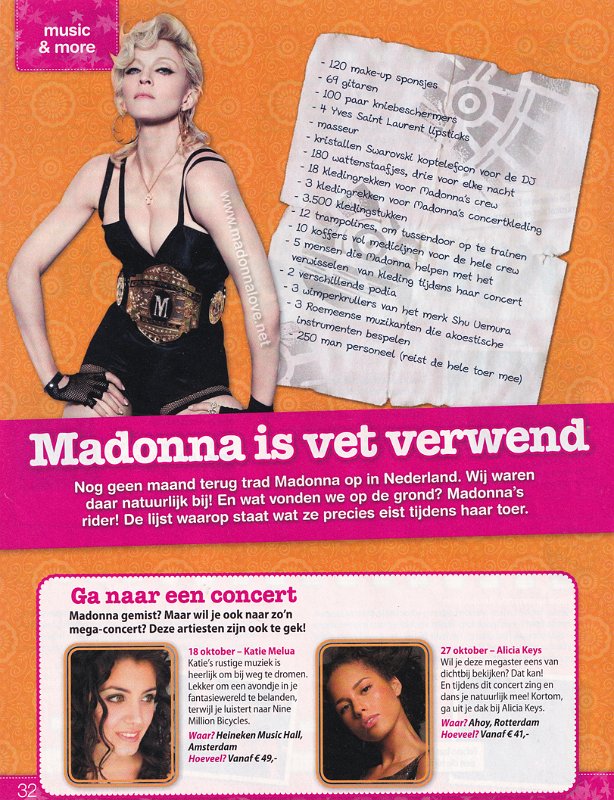 2008 - September_October - Meiden - Holland - Madonna is vet verwend