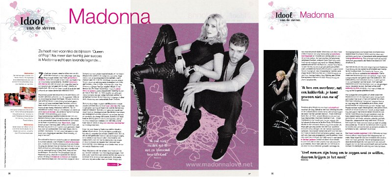 2008 - Unknown month - Hitkrant - Holland - Idool van de sterren Madonna