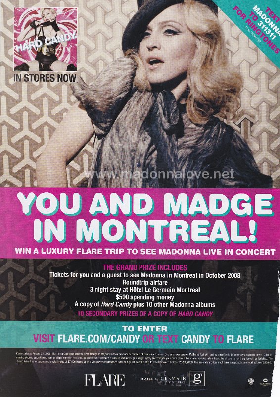 2008 - Unknown month - Unknown magazine - Canada - You and Madge in Montreal