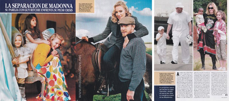 2008 - Unknown month - Unknown magazine - Spain - La separacion de Madonna