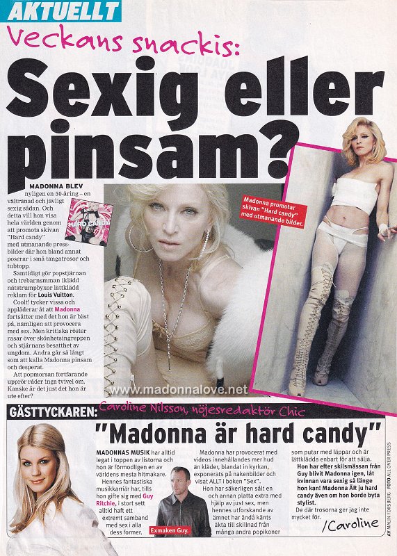 2009 - January - Fredag - Sweden - Sexig eller pinsam