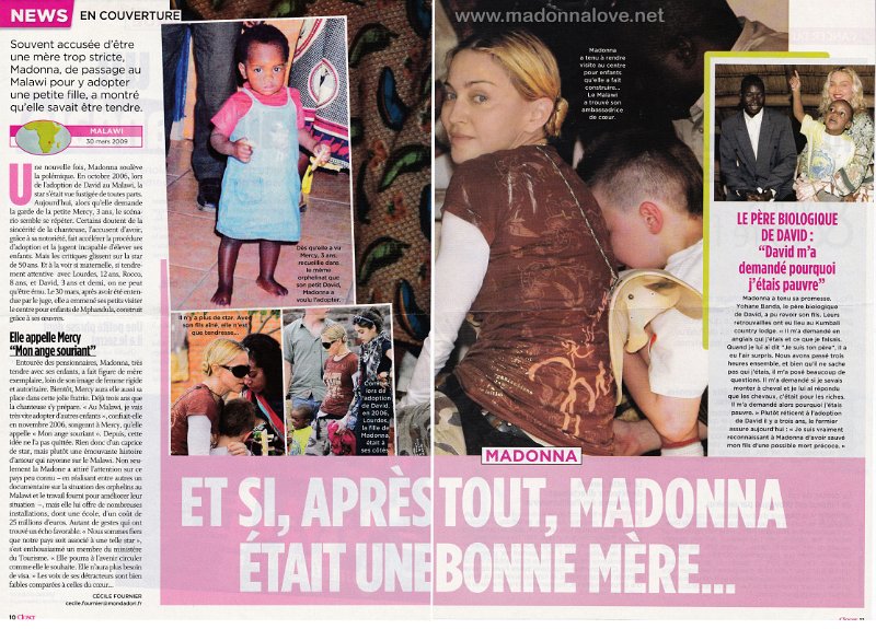 2009 - March - Closer - France - Et si apres tout Madonna etait une bonne mere