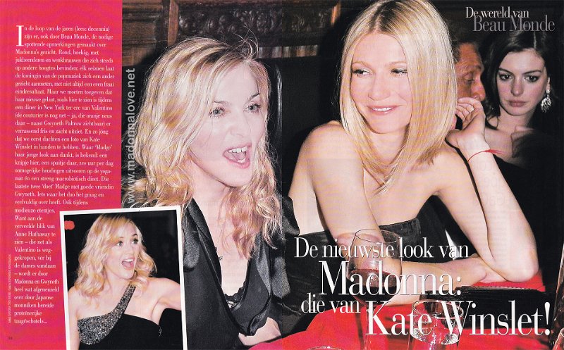 2009 - Unknown month - Beau Monde - Holland - De nieuwste look van Madonna - Die van Kate Winslet!