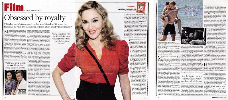 2011 - January - RadioTimes - USA - Obsessed by royalty