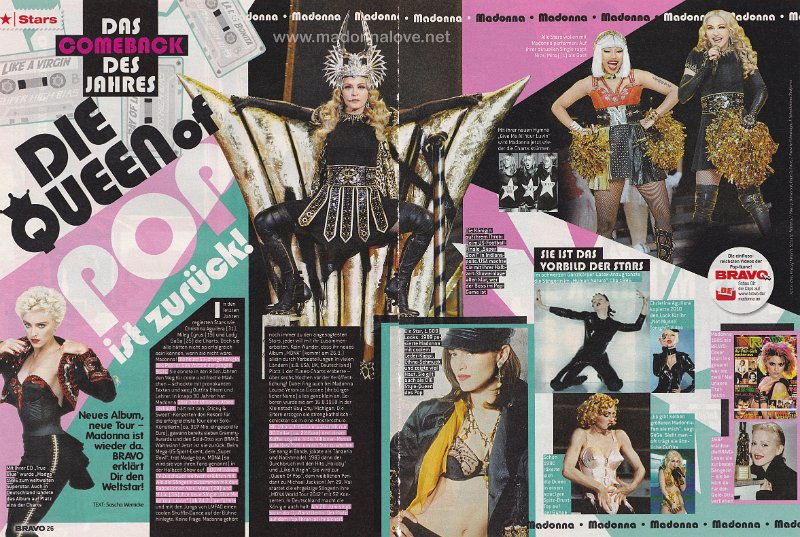 2012 - February - Bravo - Germany - Die Queen of pop ist zuruck!