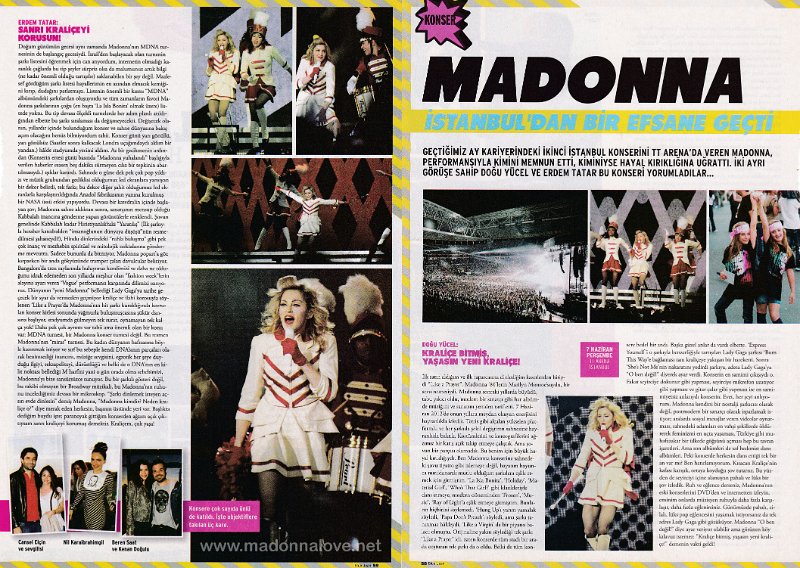 2012 - June - Blue Jean - Turkey - Madonna istanbul dan bir efsane gecti