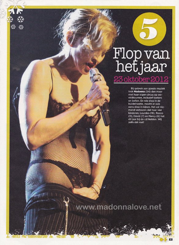 2012 - Unknown month - Unknown magazine - Holland-Belgium - Flop van het jaar