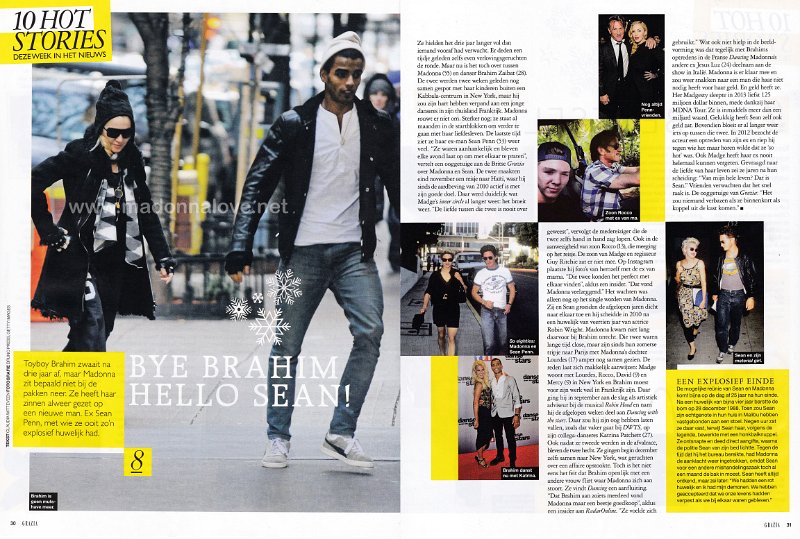 2013 - December - Grazia - Holland - Bye Brahim hello Sean!