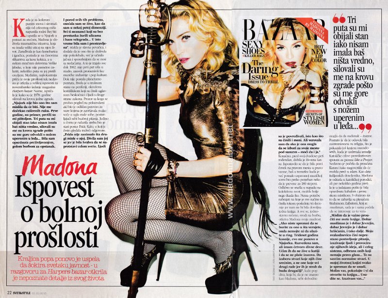 2013 - October - Svet&Style - Poland - Madonna ispovest o bolnoj proslosti