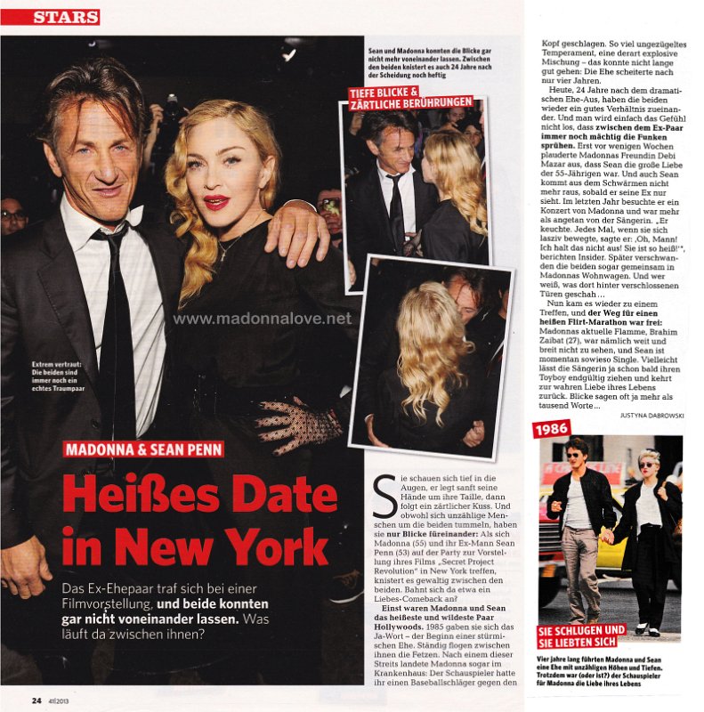 2013 - September - IN - Germany - Madonna & Sean Penn heisses date in New York