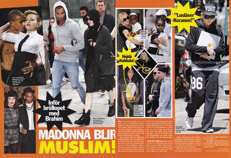 2013 - Unknown month - Hant Bild - Sweden - Madonna blir muslim!