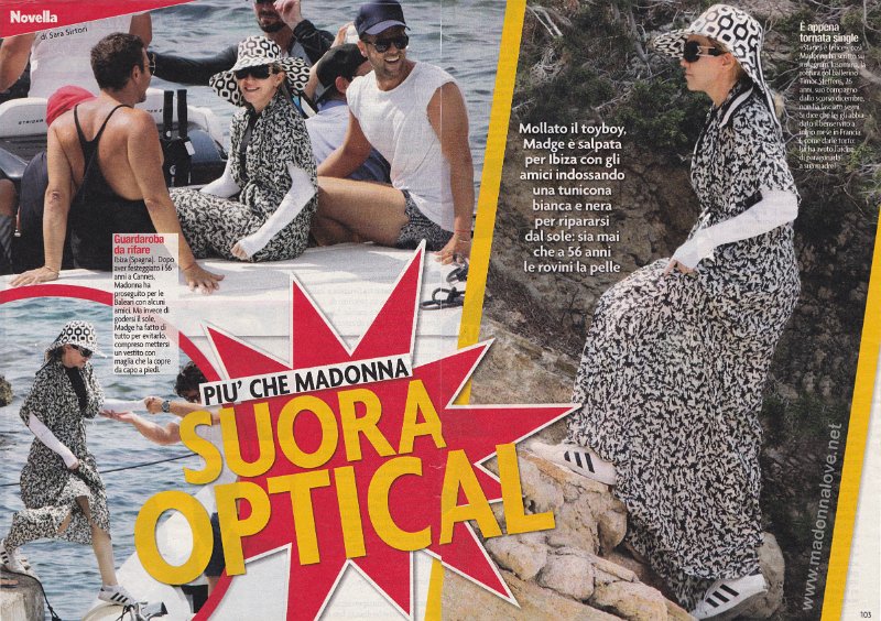 2014 - Unknown month - Unknown magazine - Italy - Piu che Madonna suora optical