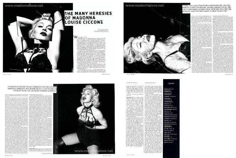 2015 - April - Out - USA - The many heresies of Madonna Louise Ciccone
