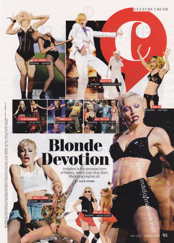 2015 - May - Cosmopolitan - USA - Blonde devotion
