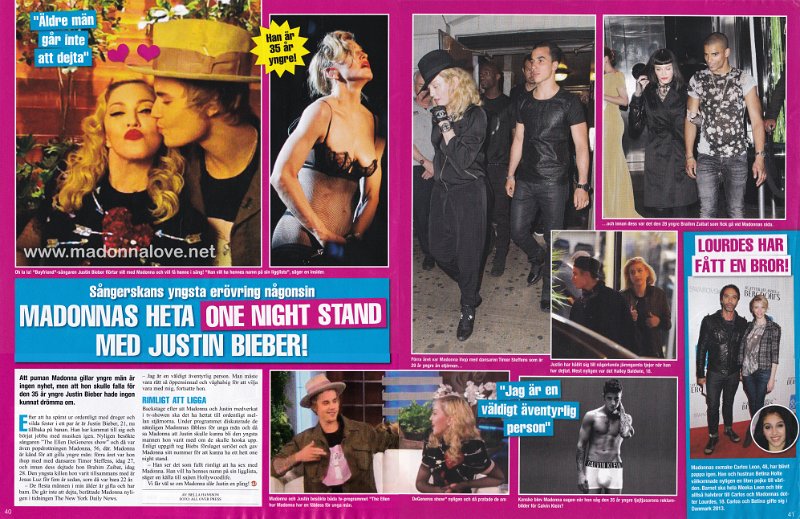 2015 - Unknown month - NU! - Sweden - Madonnas heta one night stand med Justin Bieber