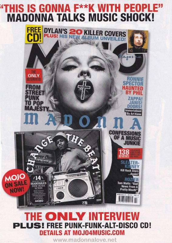 2015 - Unknown month - Unknown magazine - UK - This is gonna fuck with people. Madonna talks music shock!