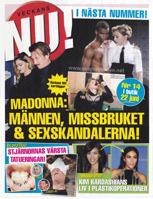 2016 - June - NU! - Sweden - I nasta nummer! Madonna- mannen missbruket & sexskandalerna!