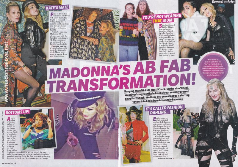 2016 - November - Reveal - UK - Madonna's ab fab transformation!