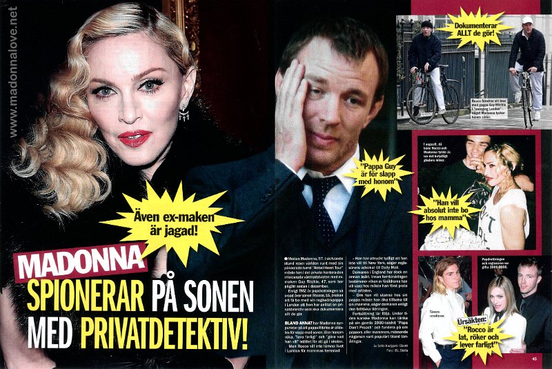 2016 - Unknown month - Hant Bild  - Sweden - Madonna spionerar pa sonen med privatdektektiv