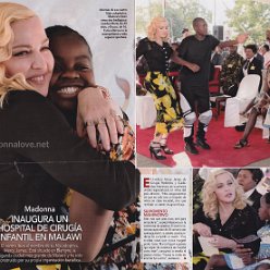 2017 - July - LOVE - Spain - Madonna inaugura un hospital de cirugia infantil en malawi