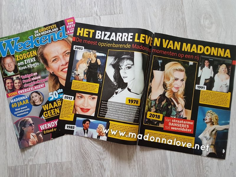 2018 - August - Weekend - Holland - Het bizarre leven van Madonna