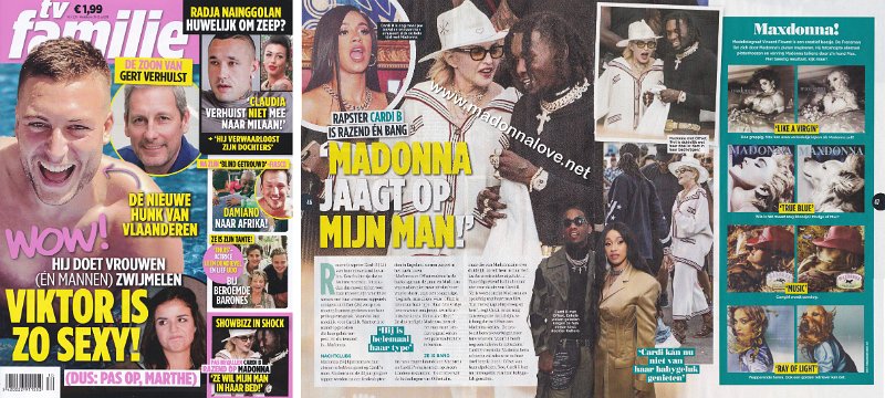 2018 - July - TV Familie - Belgium - Madonna jaagt op mijn man!